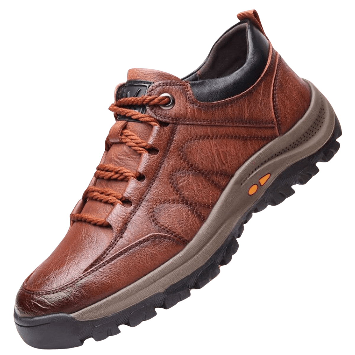 Chaussures orthopédiques en cuir pour hommes